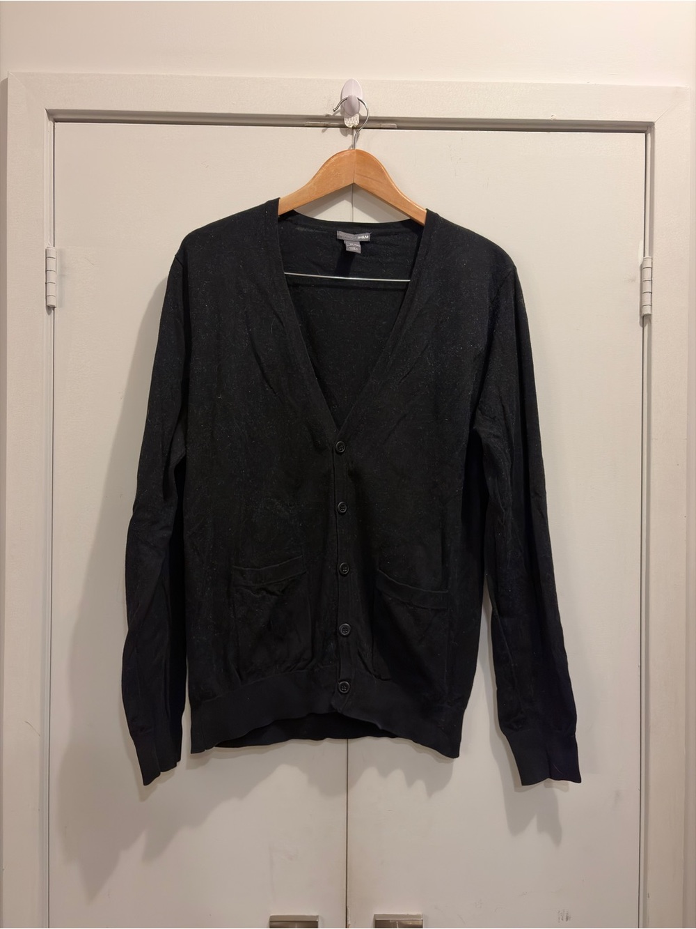 H&M Black Cotton Cardigan